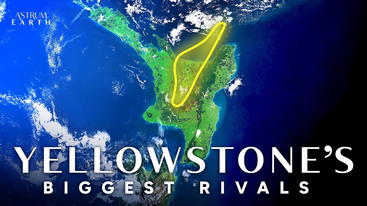 YouTube post by @AstrumEarth for Earth. Caption reads: The Supervolcanoes Scientists Say We Should Be....