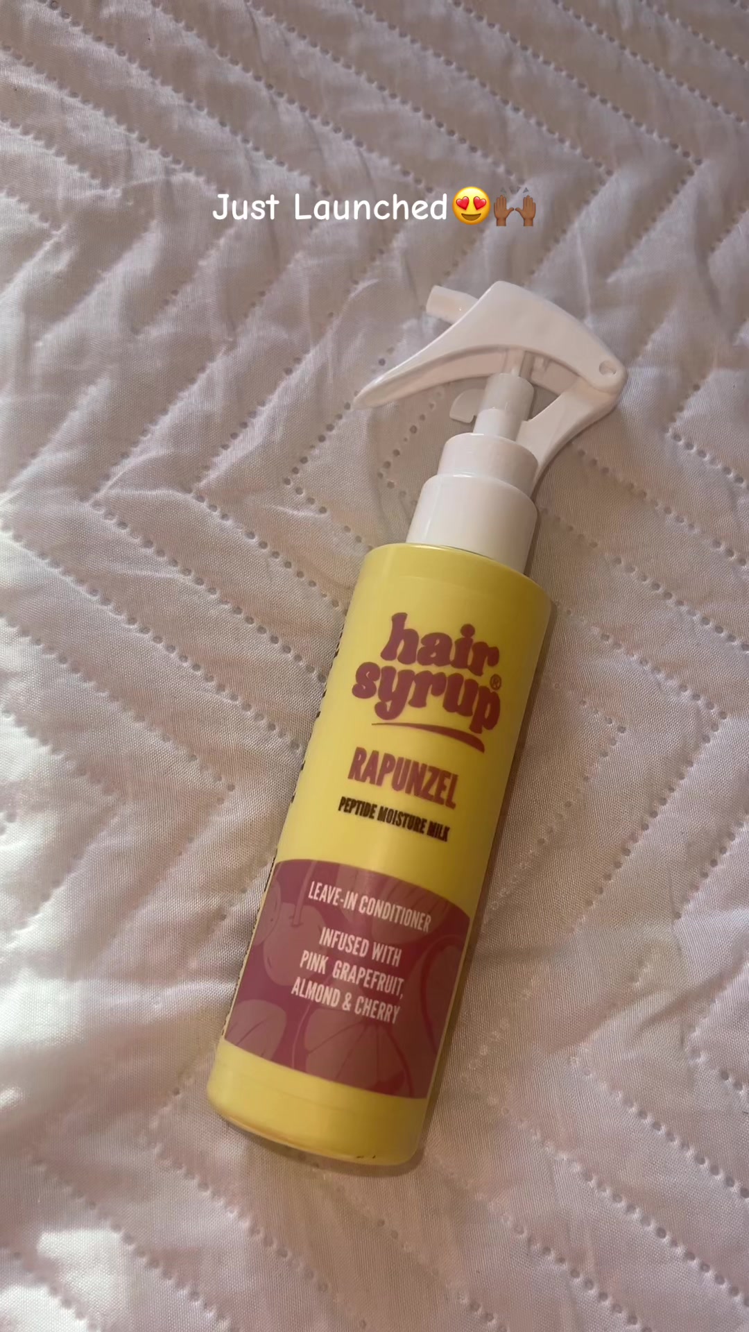 TikTok post by @naomiobrien08 for Hair Syrup. Caption reads: This is Unbelievable😍🙌🏾 BestWay To Still Have....