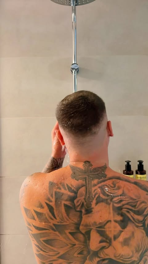 Instagram post by @patrick.kovjanic for AXE. Caption reads: Vlog: Road to Barcelona! Novi AXE Fine Fragrance....