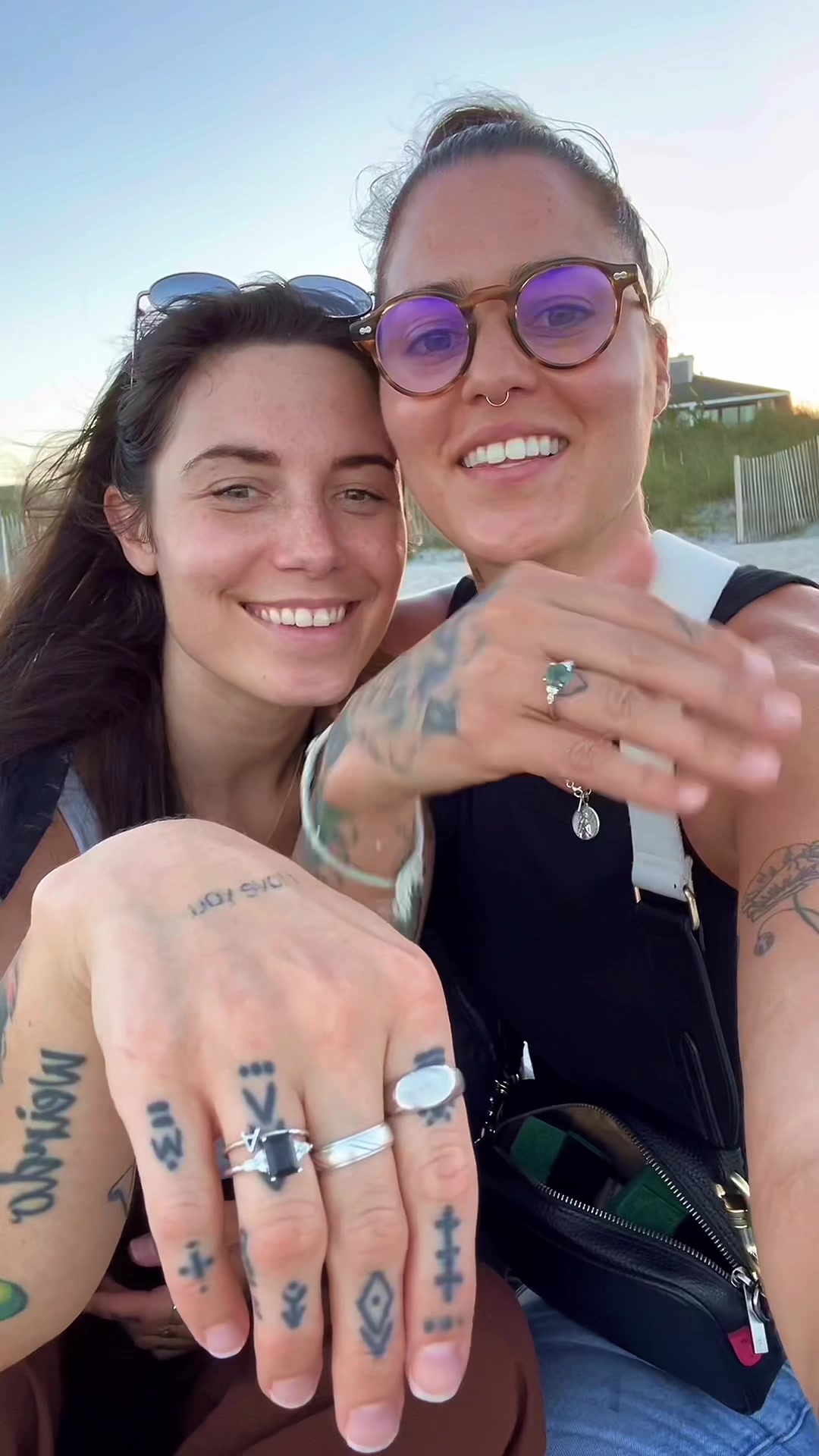 TikTok post by @sam.alyssa for Mollyjewelryus. Caption reads: Surprising my wife with a new wedding ring for our....