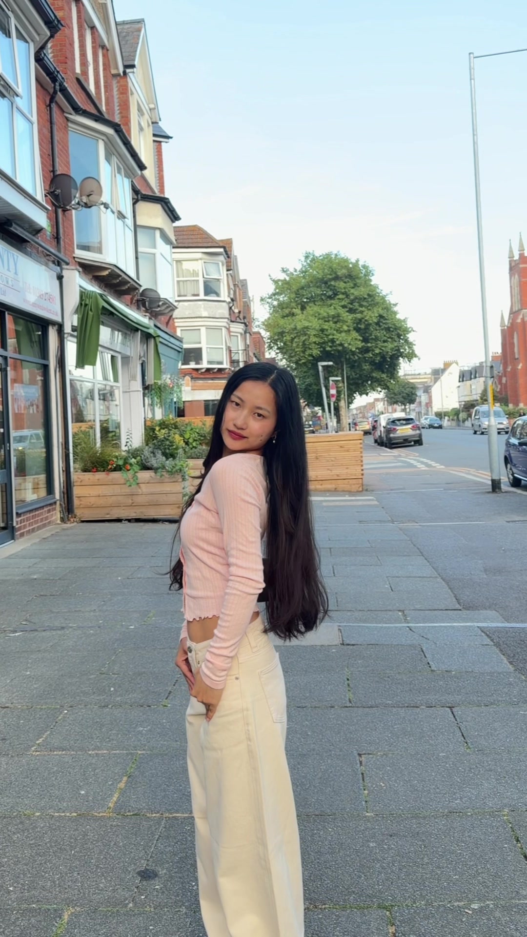 TikTok post by @sabnam_ejam_limbu for CULT by Superdry. Caption reads: 🤍✨ @Superdry & Co #superdry #ad #gifted #gwrm....