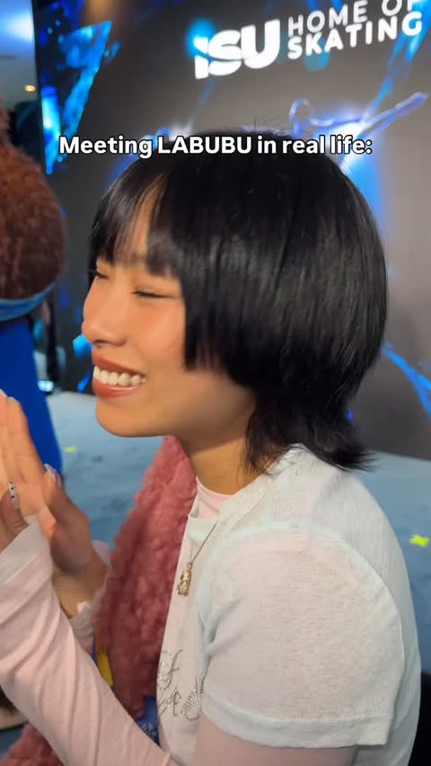 Instagram post by @jeveuxpeux for Pop Mart. Caption reads: LABUBU is in town!! #labubu @popmartit /invitedby.