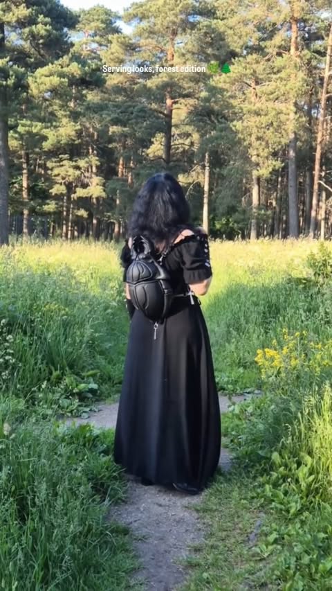 Instagram post by @mifantasmaa for KILLSTAR. Caption reads: Bag, dress gifted by @killstar 🪲.
