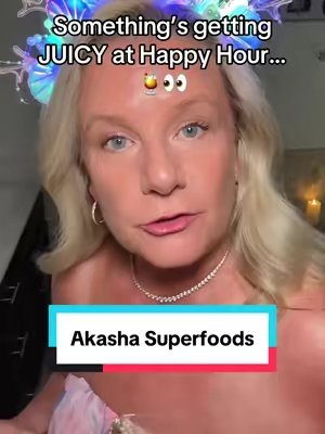 TikTok post by @honeygetsherglow for Akasha Superfoods. Caption reads: [...] #MatureSkin #WomenOver50 @Akasha Superfoods.