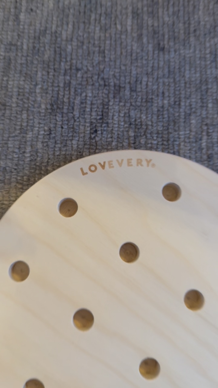Instagram post by @laurakenny31 for Lovevery Europe. Caption reads: Monty has been loving his new @lovevery The....