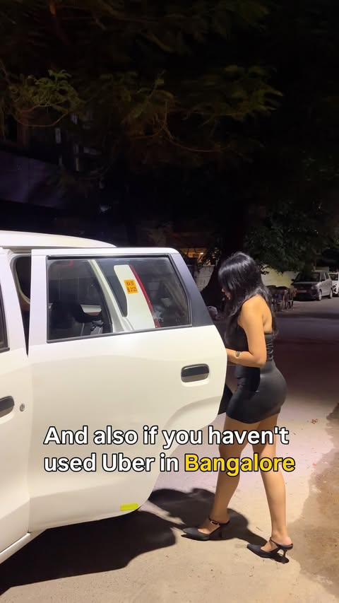 Instagram post by @__ankitaa._____ for Uber. Caption reads: [...] safe is non-negotiable. That’s why Uber is....