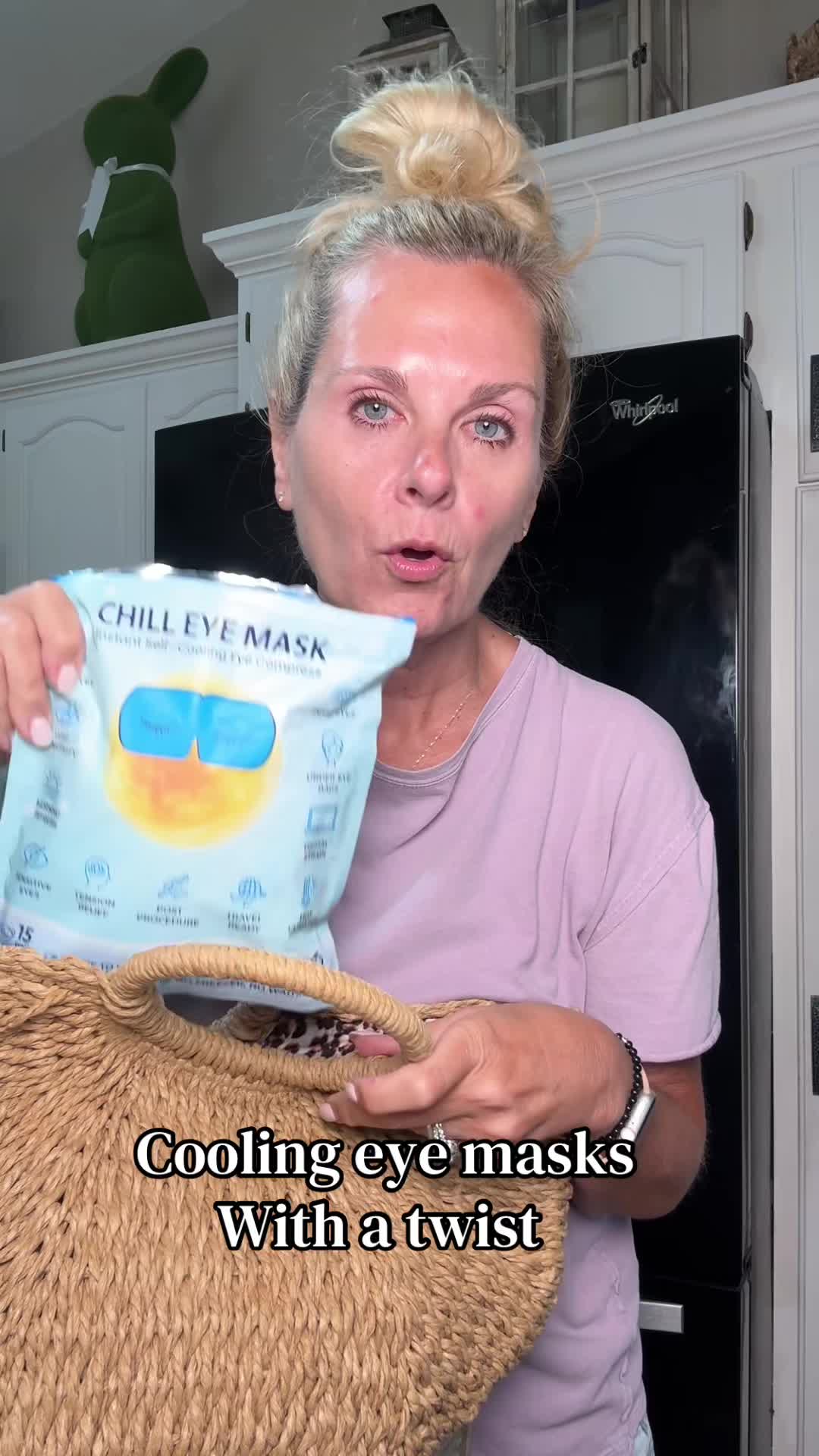 TikTok post by @mammaboomboom for Lure Essentials. Caption reads: [...] #beachday #musthave #coldcompress @Lure....