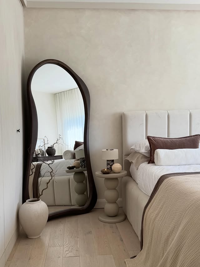 Instagram post by @home_of_harris for William Wood Mirrors. Caption reads: BH weekend incoming 🙌🏼 . The sun is shining, the....