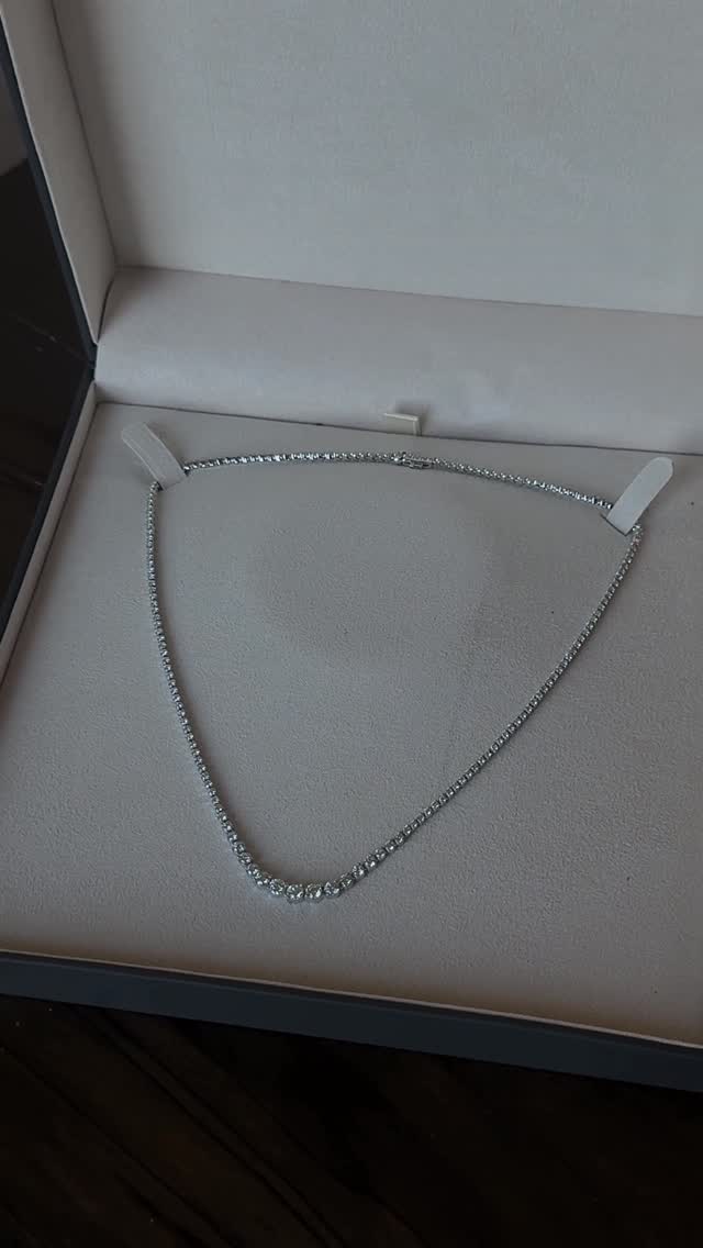 Instagram post by @lex_nicoleta for Brilliant Earth. Caption reads: Unboxing my new favorite piece of jewelry from....