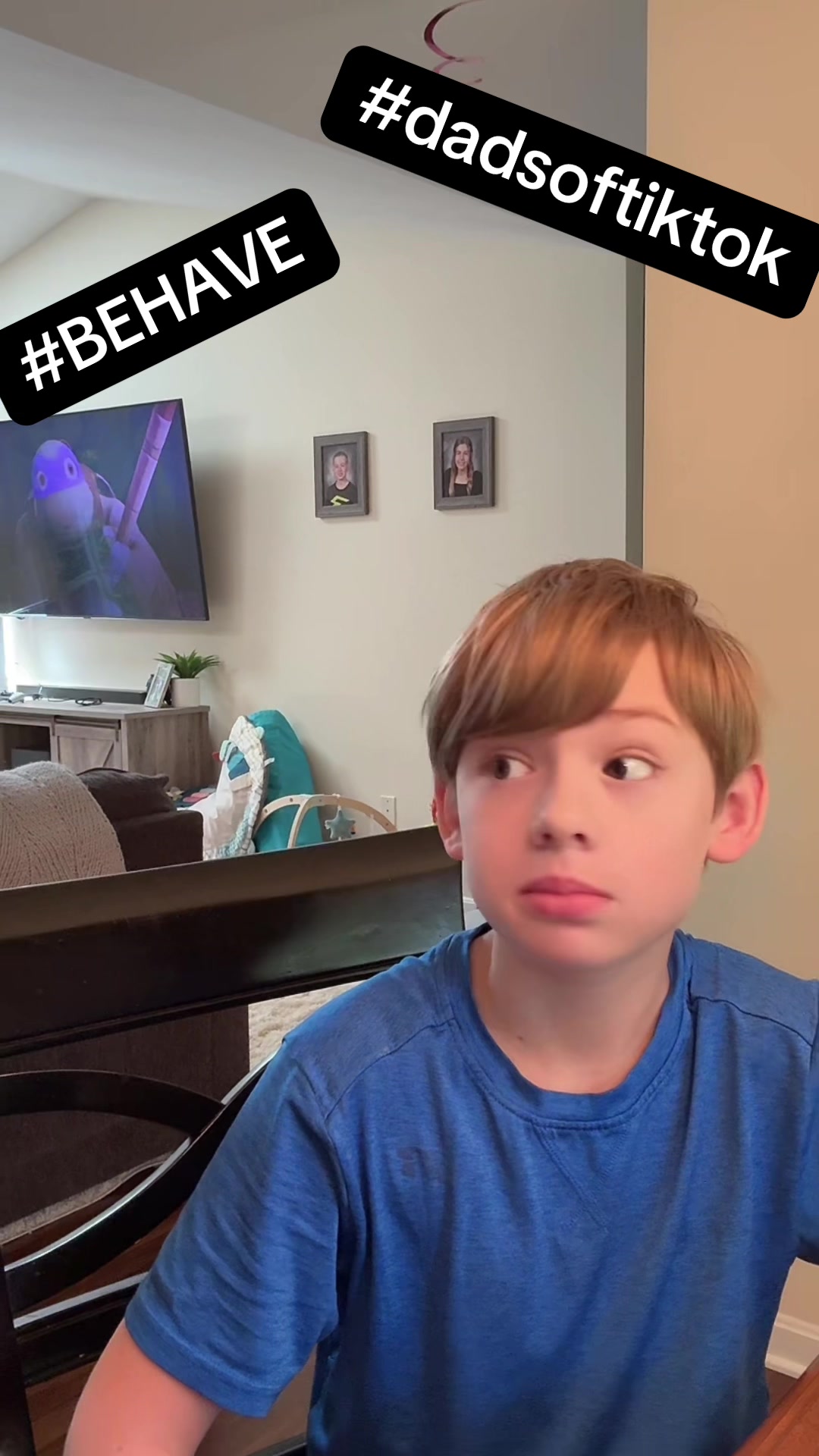 TikTok post by @rapidfirepewpew for BEHAVE. Caption reads: [...] #candy #candyreview #dadandson @BEHAVE Candy....