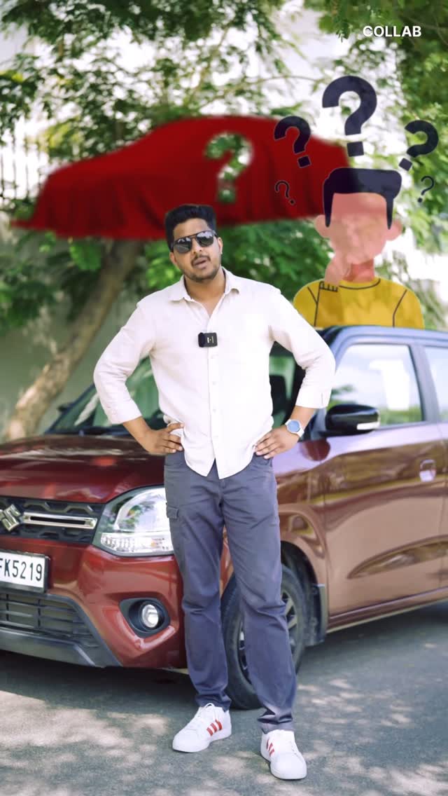 Instagram post by @mrd_vlogs for Maruti Suzuki. Caption reads: COLLABORATION :Presenting Maruti Suzuki Wagon R....