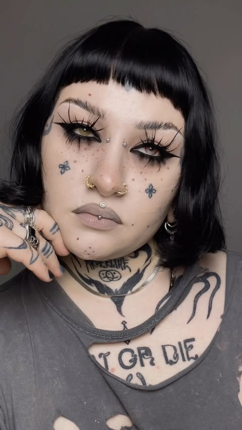 Instagram post by @69tears_of_rage for HALF MAGIC. Caption reads: [...] gel eyeliner *gifted @halfmagicbeauty magic....