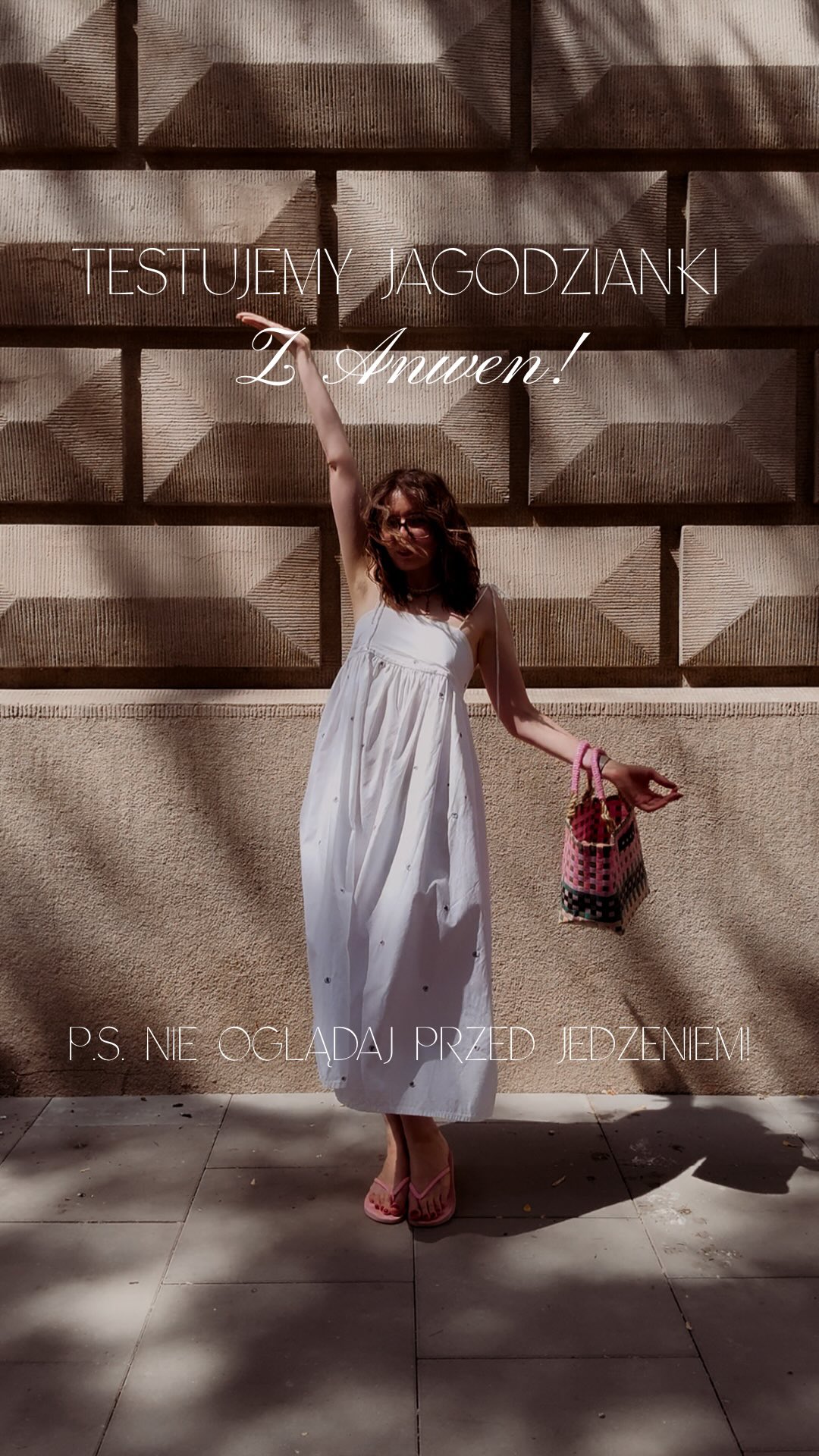 Instagram post by @pannalemoniada for Anwen. Caption reads: • płatna współpraca reklamowa z @kosmetykianwen....