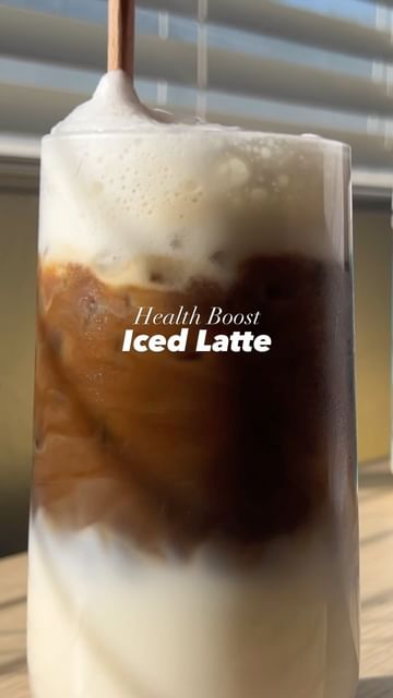 Instagram post by @ac_homecafe for The Isopure Company. Caption reads: Salted Maple Iced Latte 🤎 Recipe👇🏽
.
Recipe:
-....