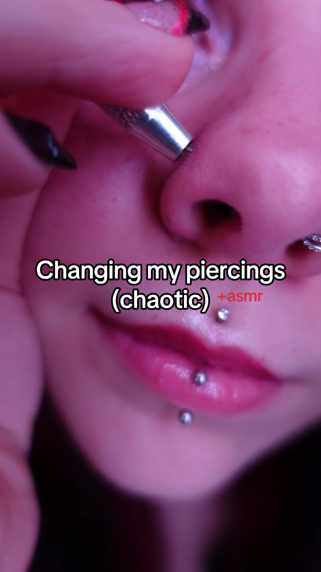 TikTok post by @bloodlustelf for Oufer Body Jewelry. Caption reads: Which ring do you like the best? • @Oufer Body....