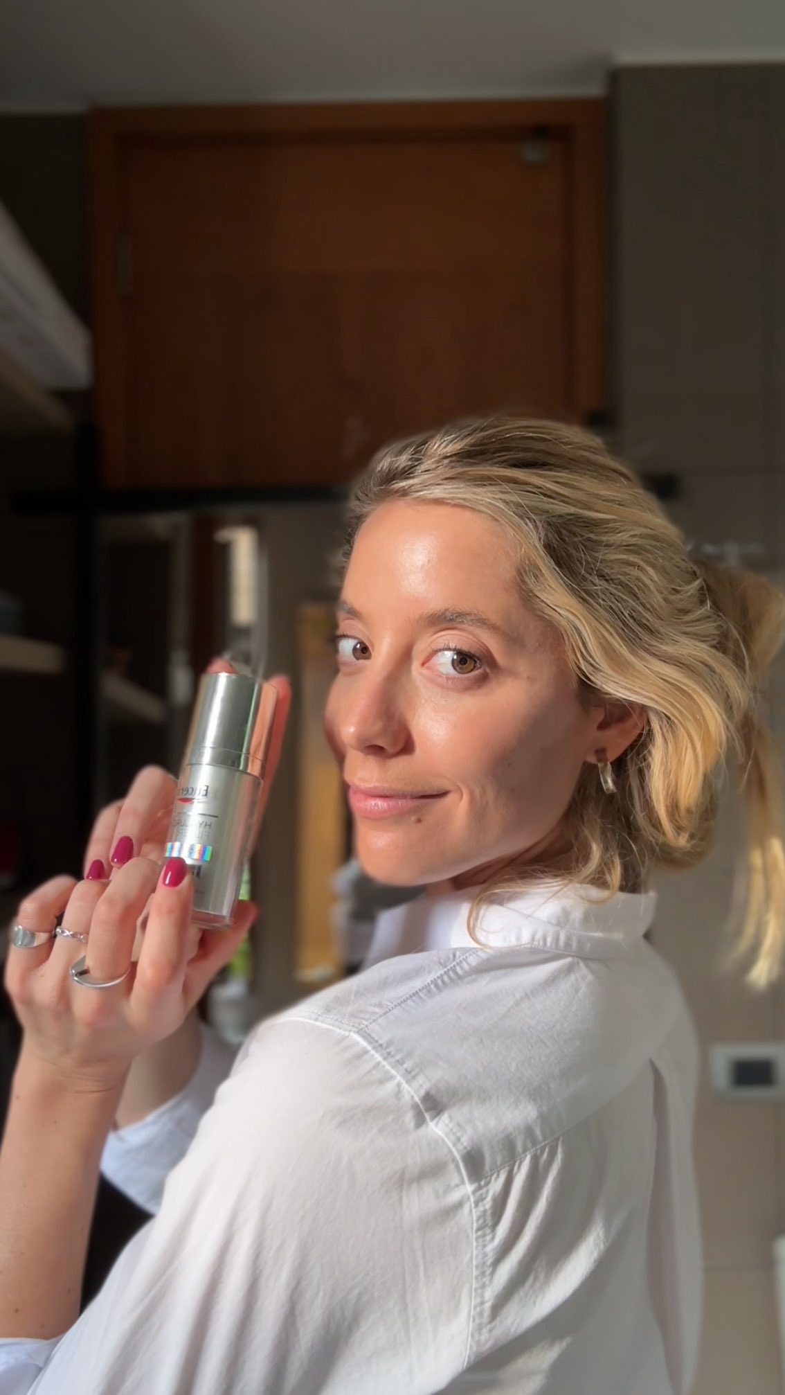 Instagram post by @lulioliva__ for Eucerin. Caption reads: Mejor inversión en SKINCARE @eucerincl 

El....
