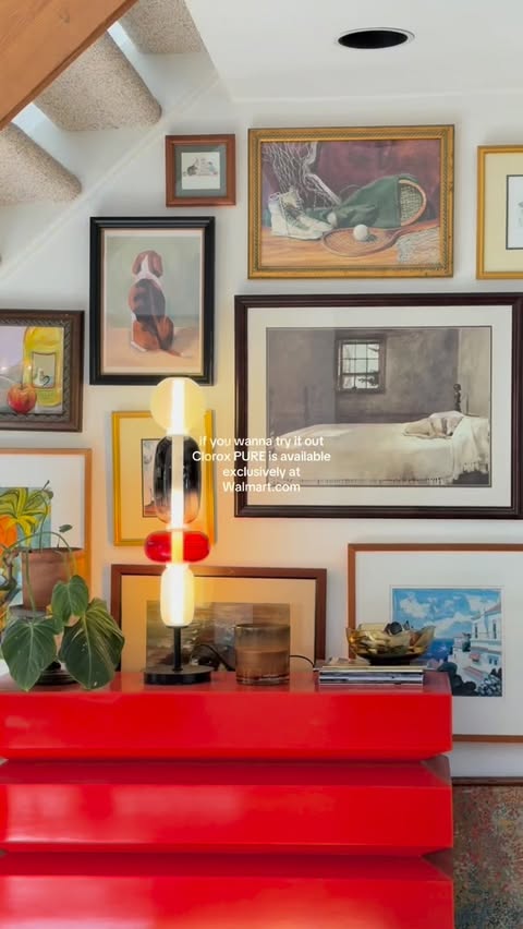 Instagram post by @katedavidsun for Clorox. Caption reads: #CloroxPartner My upgraded allergy routine 🐱....