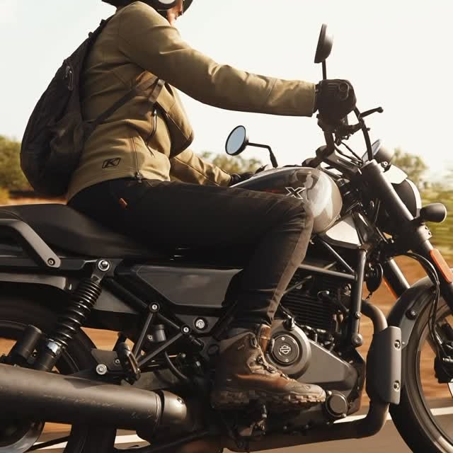 Instagram post by @candidalouis for Harley-Davidson. Caption reads: Topped up in Time⛽️ 
ft @harleydavidson_india.