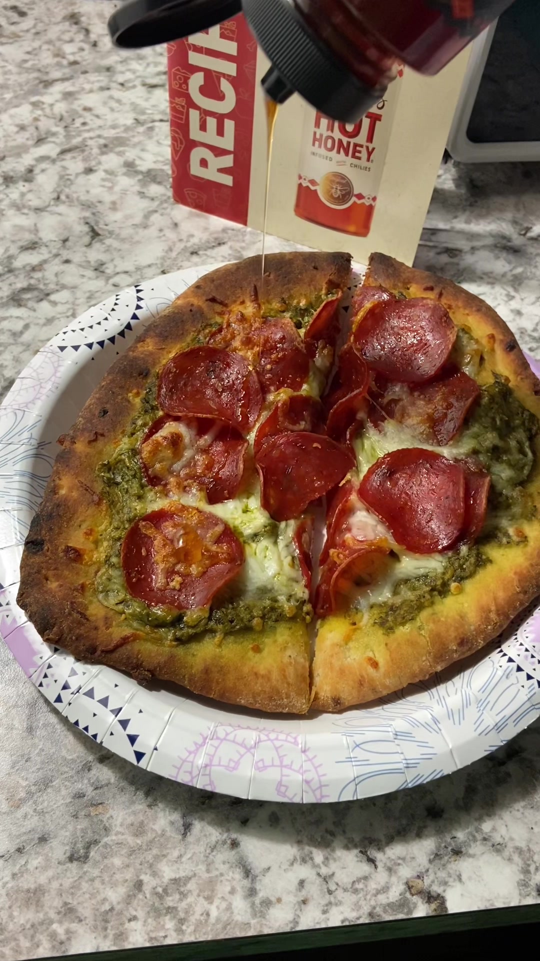 TikTok post by @loudly_learning for Mike's Hot Honey. Caption reads: My boyfriend and I are big fans of @Mike’s Hot....