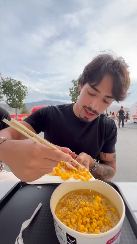 Instagram post by @devin_paul04 for Maruchan. Caption reads: [...] to start the festival weekend!!!🍜....