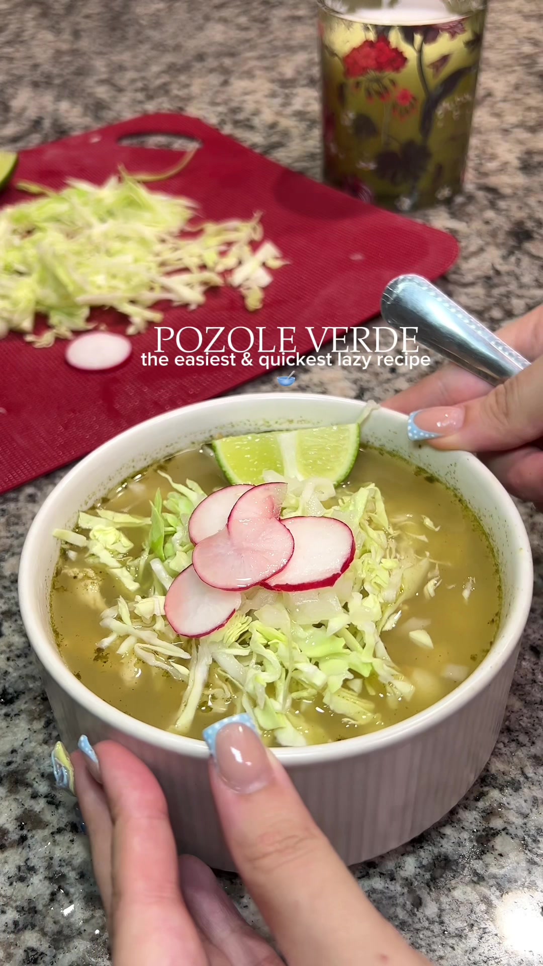 TikTok post by @theonlynaomix for EZ Bombs. Caption reads: [...] • Lime • Tostadas or tortilla chips @EZ....