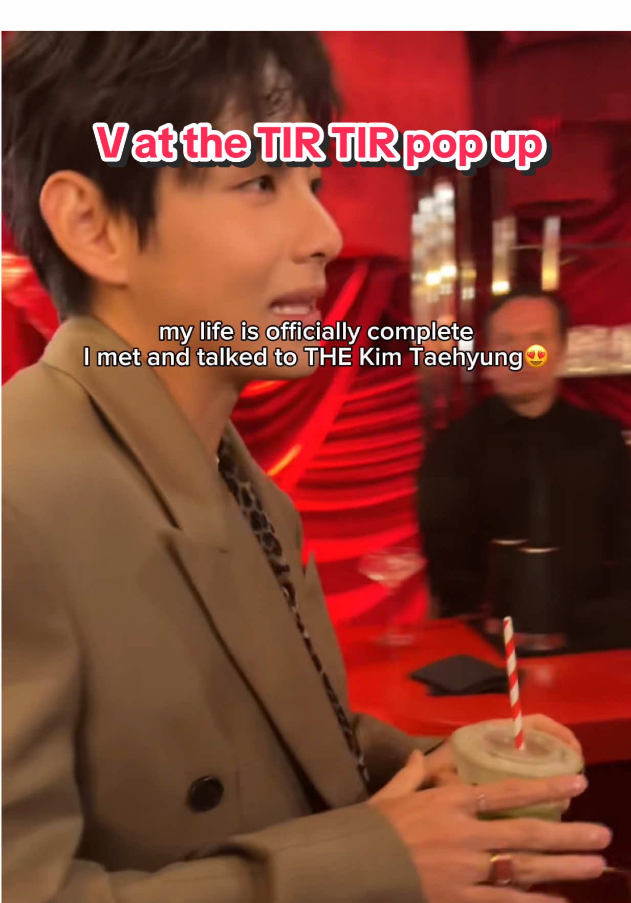 TikTok post by @aylennpark for TIRTIR. Caption reads: I still can’t believe this happened😭😍 the man....