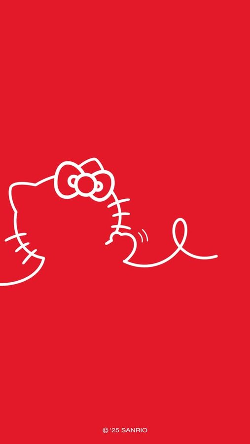 Instagram post by @hellokitty for Sanrio. Caption reads: Hello Kitty believes kindness brings us together,....