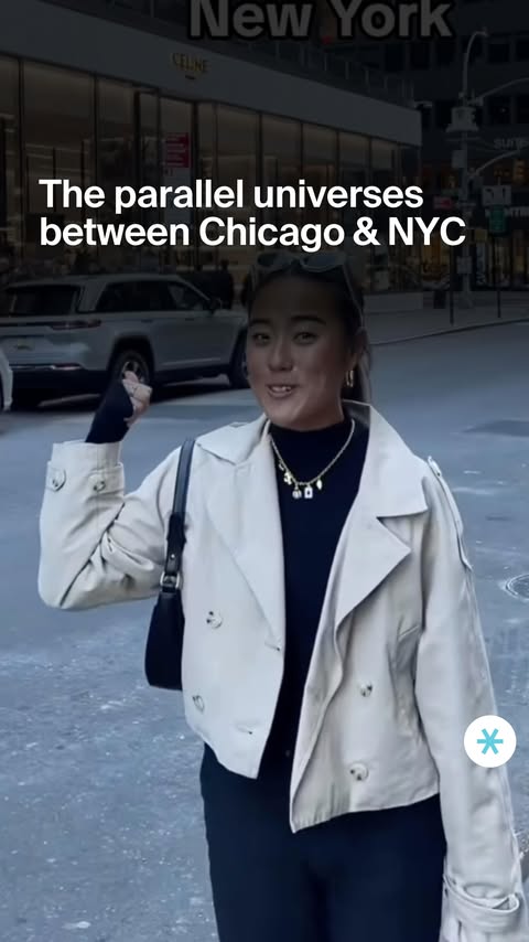 Instagram post by @secret.chicago for Secret NYC. Caption reads: The similarities are thereeee🤭! NYC or....