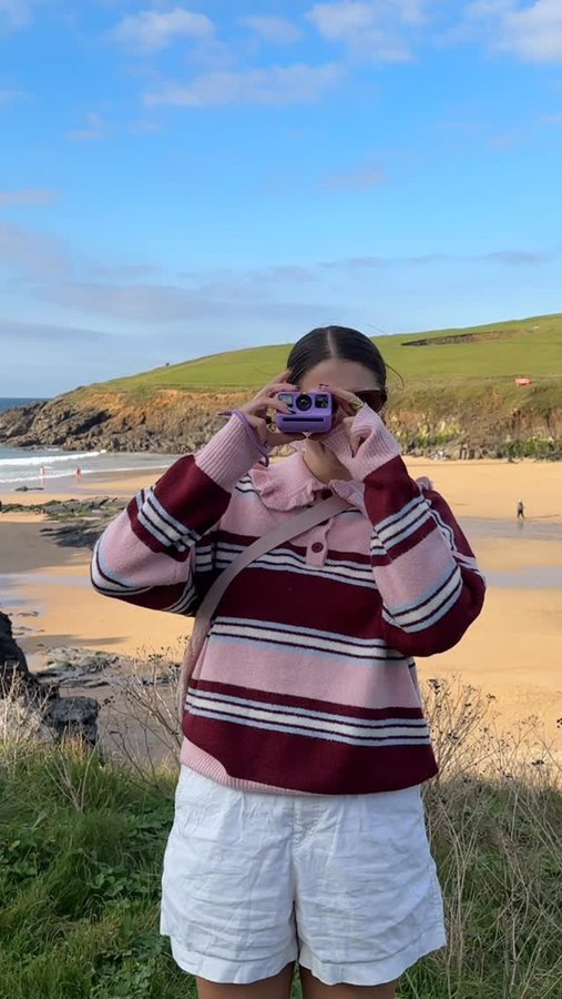 Instagram post by @tabithamy1 for Polaroid. Caption reads: sorry, wholesome vibes....