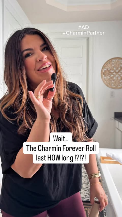 Instagram post by @touchesofwood_lexi for Charmin. Caption reads: #ad #charminpartner @charmin Be honest… why is....