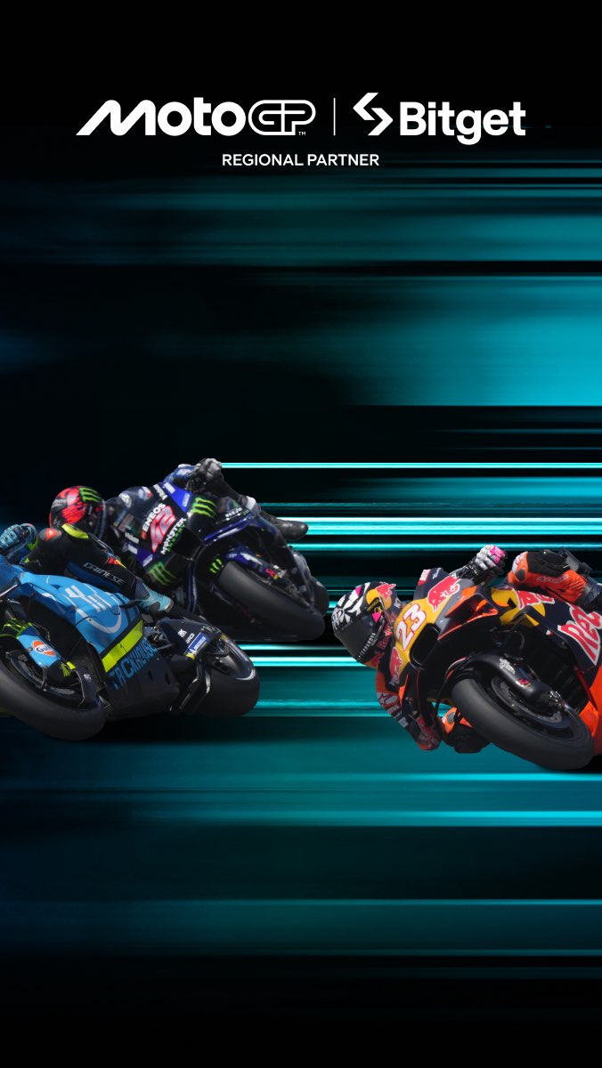 Instagram post by @jorgelorenzo99 for Bitget. Caption reads: We’re thrilled to announce that Bitget has become....