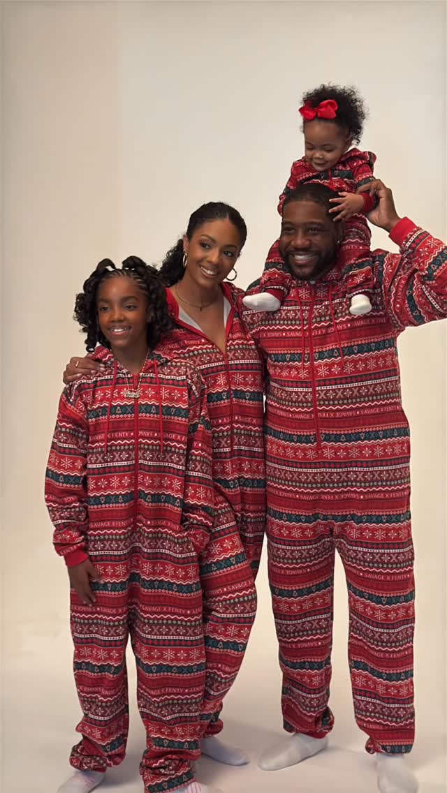 Instagram post by @clintcoley for Savage X Fenty. Caption reads: The holidays are HERE!! The Savage X Fenty holiday....