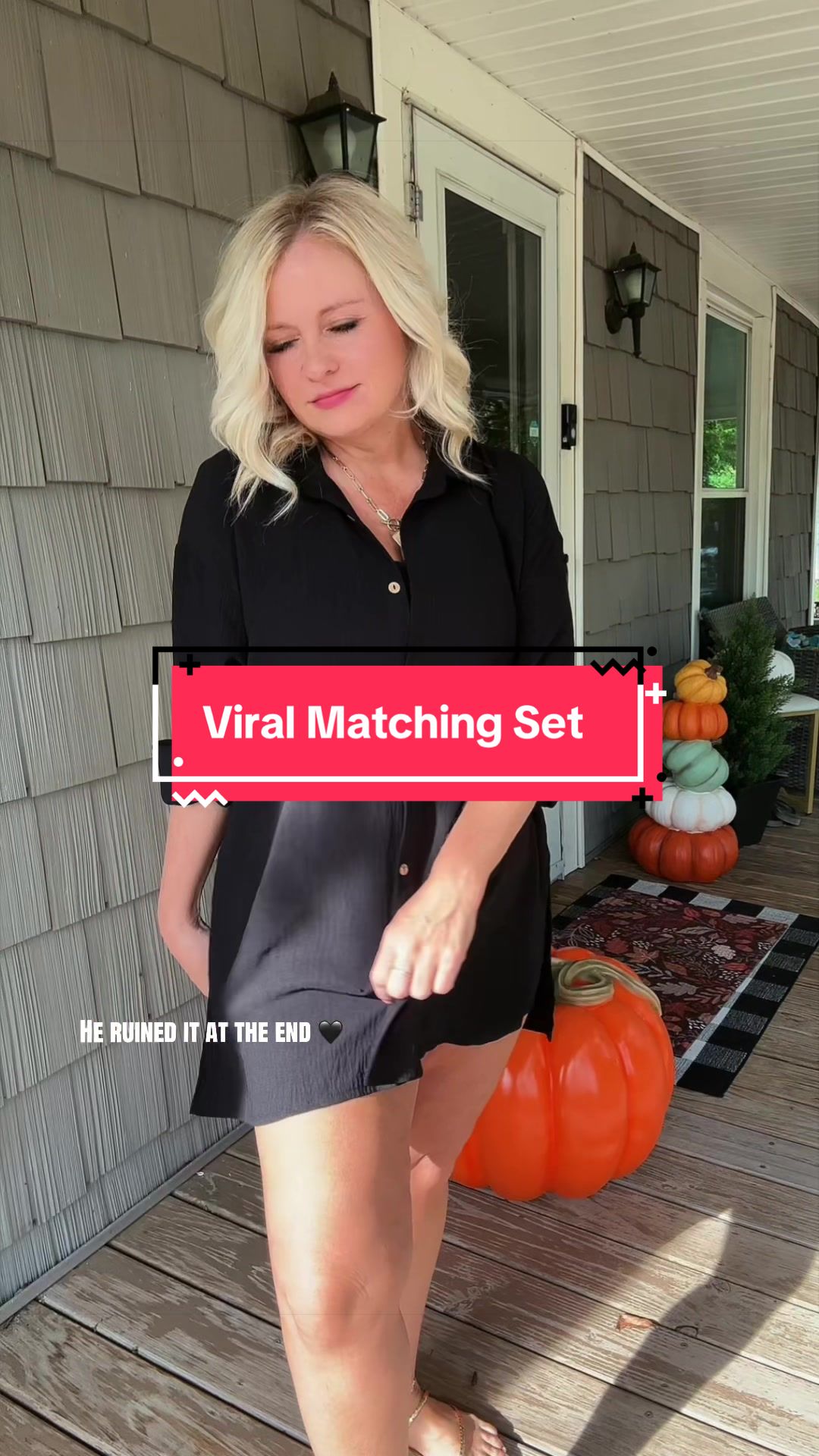TikTok post by @rach_1411 for Fisoew Fashion. Caption reads: [...] #fallstyle #fallfashiontrends @Fisoew....