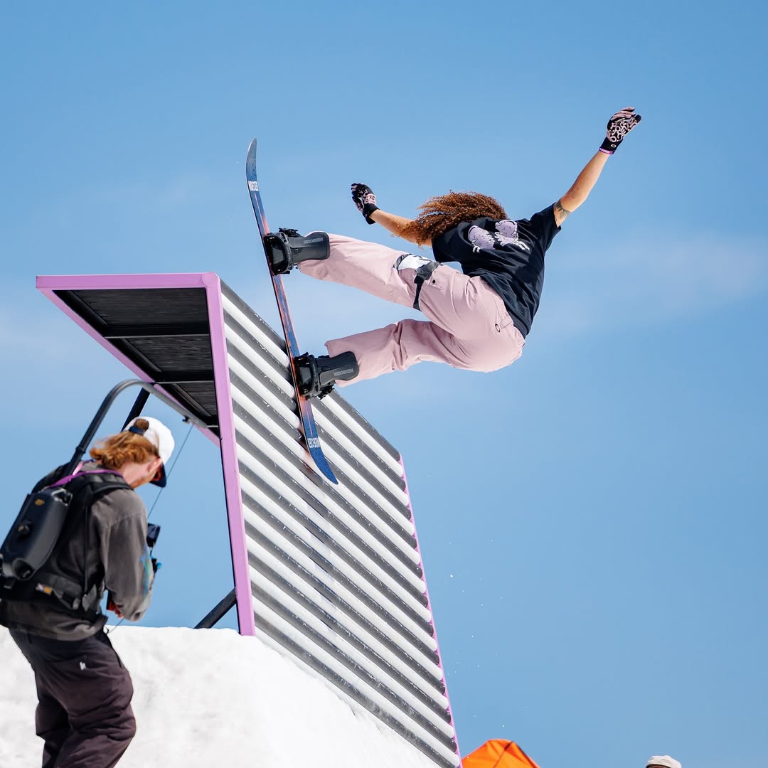 Instagram post by @itsflippinallie for Nidecker. Caption reads: [...] ☺️🫶 And huge thanks to my sponsor....