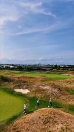 Instagram post by @apgatour for HOT 97. Caption reads: [...] thanks to our Pro-Am Day sponsors: @hot97,....