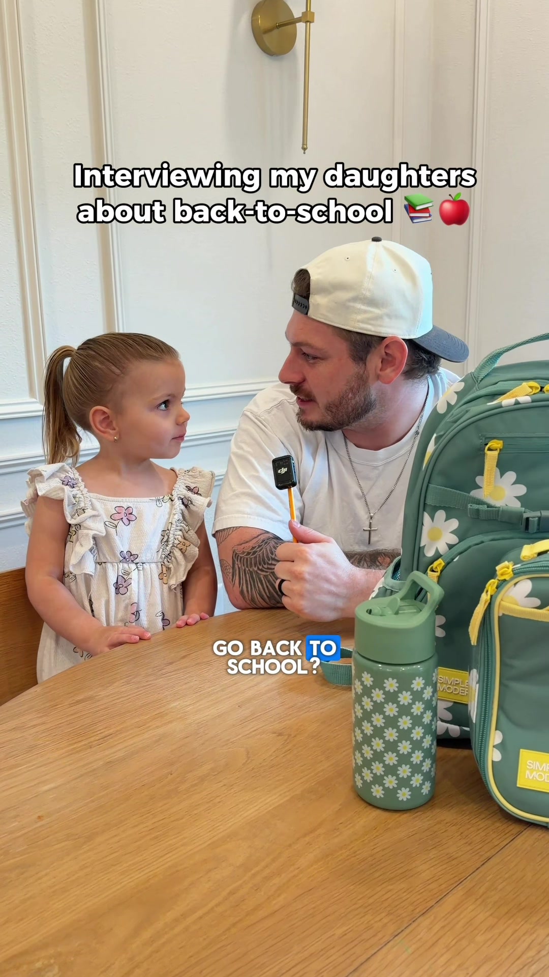TikTok post by @varneyfamily for Simple Modern. Caption reads: [...] lunchboxes & water bottles are from @Simple....