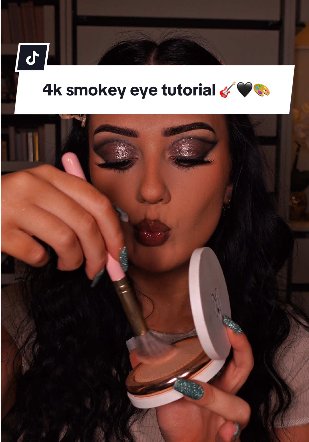 TikTok post by @chantelleef for UNICORN COSMETICS. Caption reads: Replying to @harlow968 let’s do a makeup tutorial....