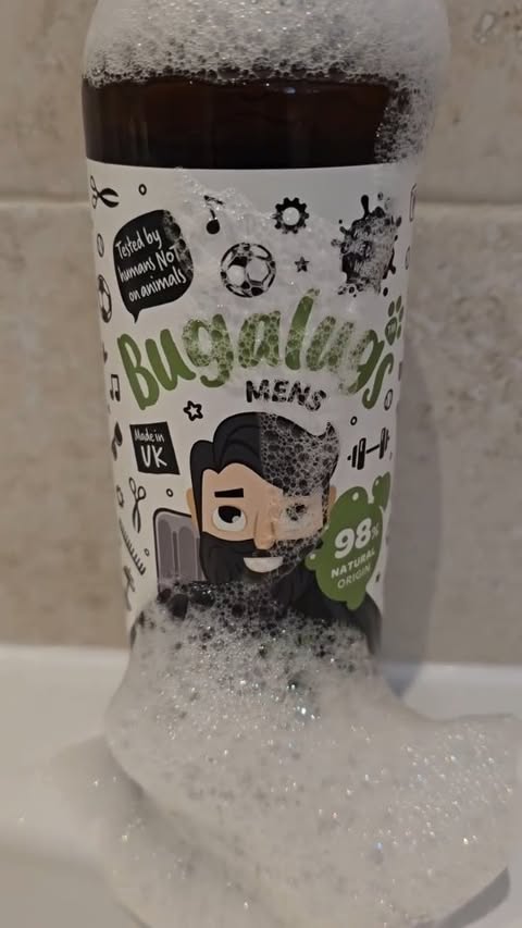 Instagram post by @its_a_patterdale_life for Bugalugs Pet Care. Caption reads: [...] a Bath!
With the new release from....