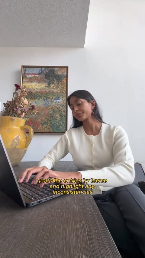 Instagram post by @wellbyshania for Microsoft. Caption reads: [...] you’re organizing or analyzing....