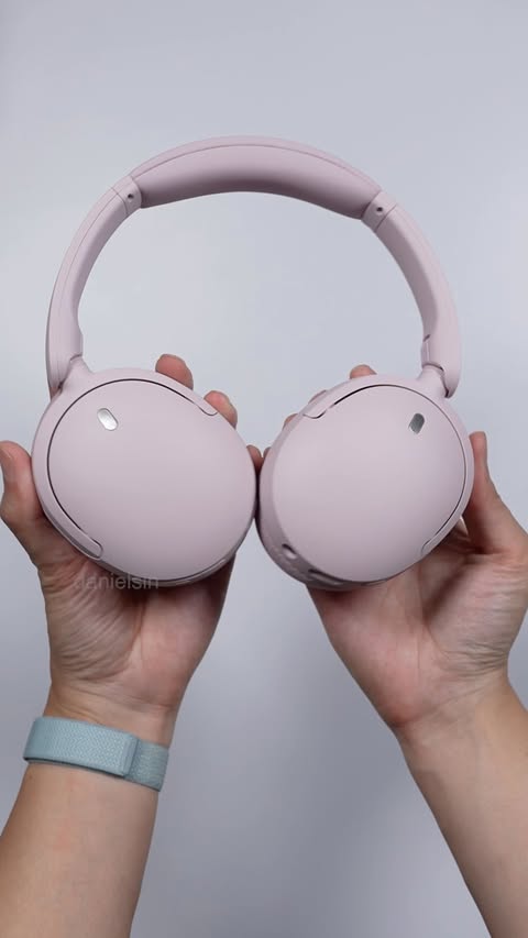 Instagram post by @danielsin for Sony Electronics. Caption reads: Unboxing the WH-CH730N in Pink. - Price: $179.99 -....