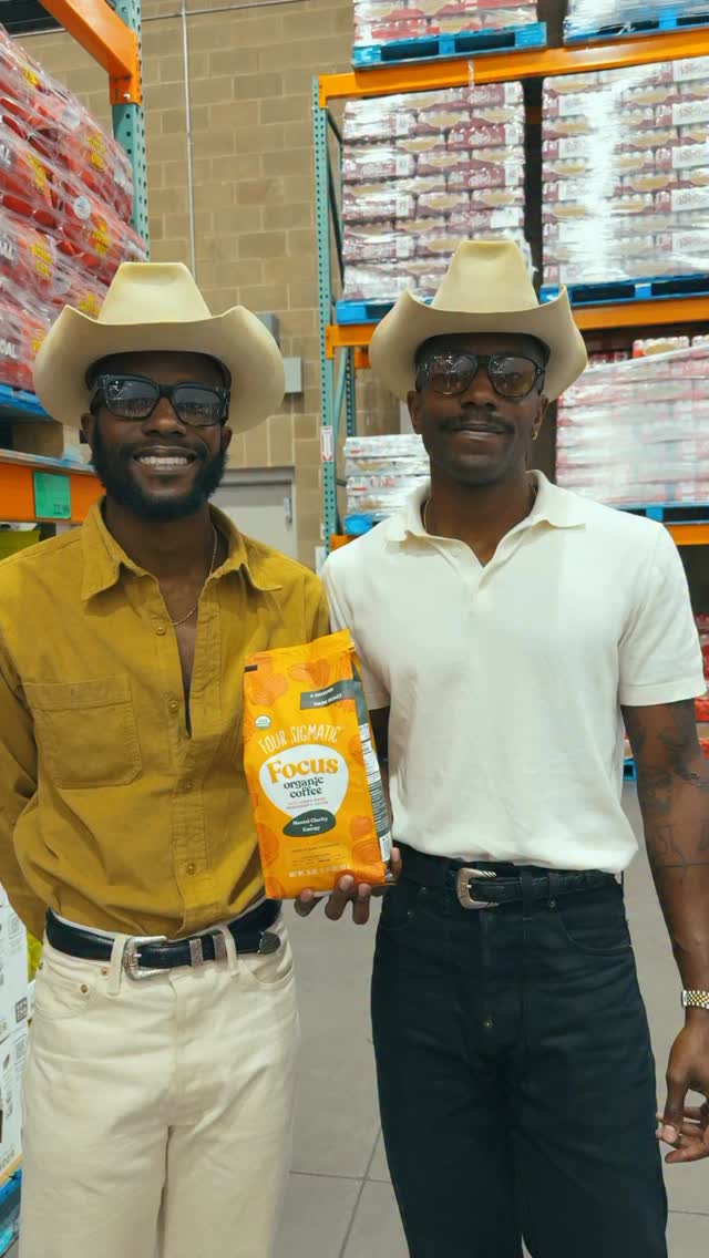 Instagram post by @thebrosfresh for Four Sigmatic. Caption reads: @foursigmatic Focus Coffee is now at @costco.....