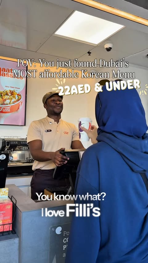 Instagram post by @z.blogs for Heinz. Caption reads: [...] Korean menu - 22AED and Under....