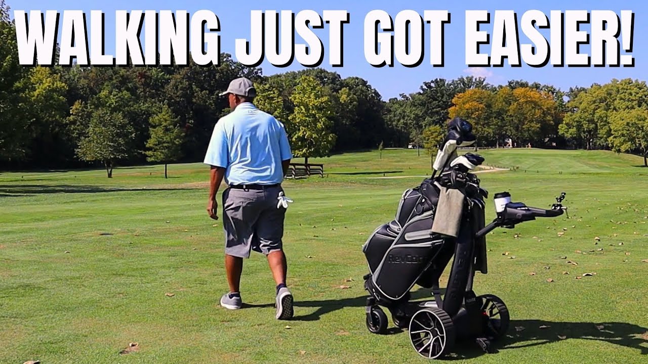 YouTube post by @mistahshorthitter for HackMotion. Caption reads: 9 Holes with an Awesome Electric Cart! | NAVEE....