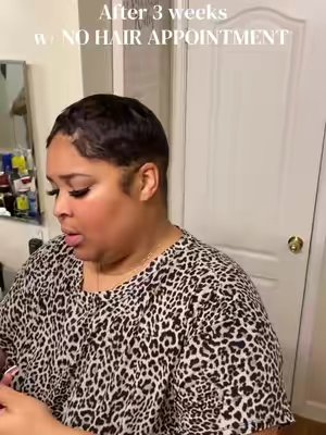 TikTok post by @theloshow_htx for Kaleidoscope Hair Products. Caption reads: Thank goodness for @KaleidoscopeHairProducts....
