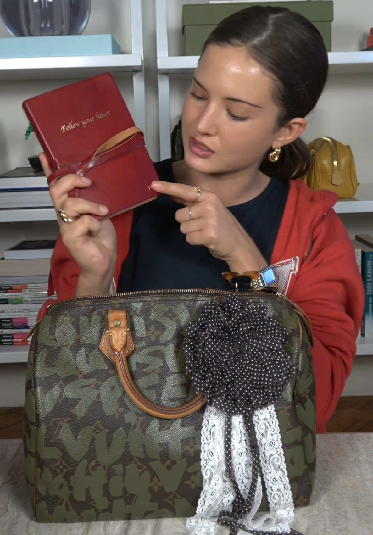 TikTok post by @rubylyn_ for Glossier. Caption reads: Key Notes: i leave the house wearing @Glossier....