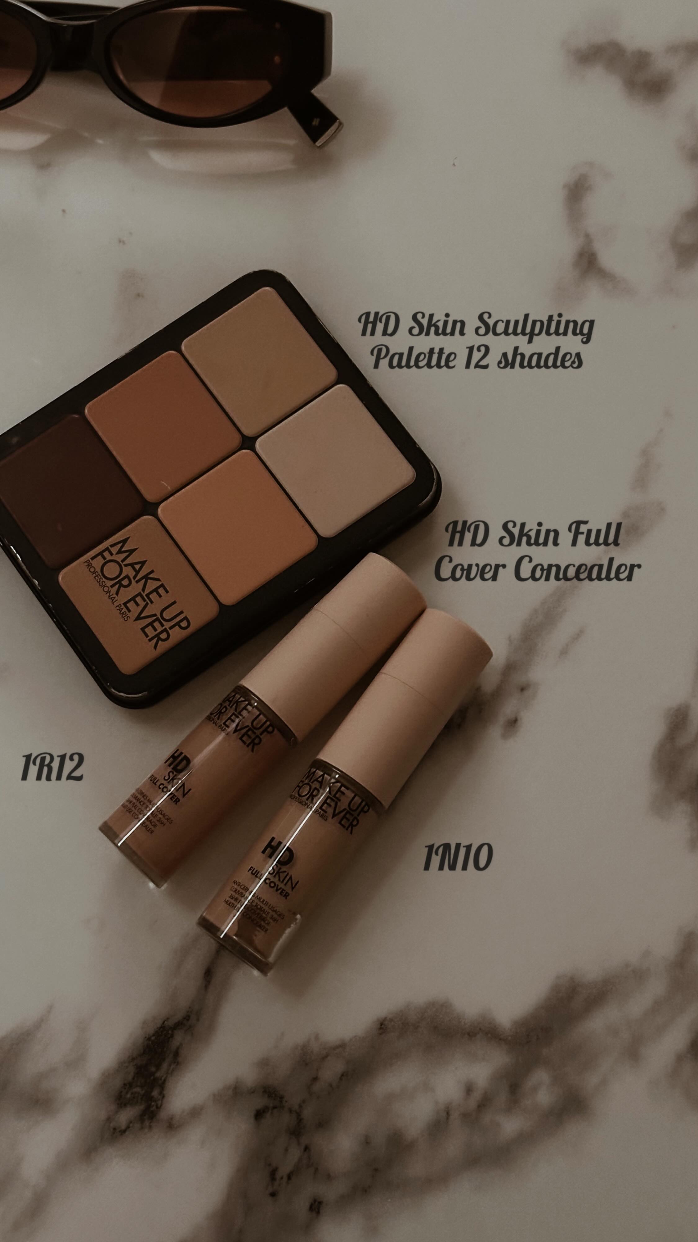 Instagram post by @chiapiscedda for Make Up For Ever. Caption reads: Simple. Quick. Me. Keeping my glow with....