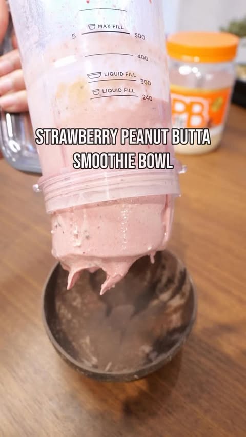 Instagram post by @smoothieflip for PBfit. Caption reads: [...] Peanut Butter Day just got better! 🥜 @pbfit....