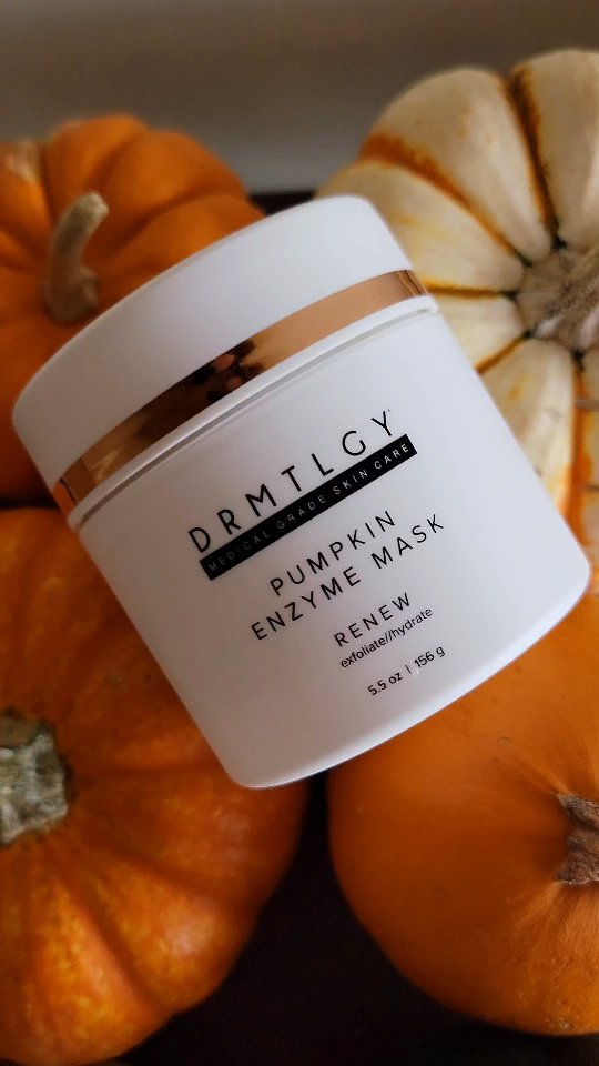 Instagram post by @mj_glows_up for DRMTLGY. Caption reads: Best fall glow @DRMTLGY #gifted 🍂🤎 

It's not....