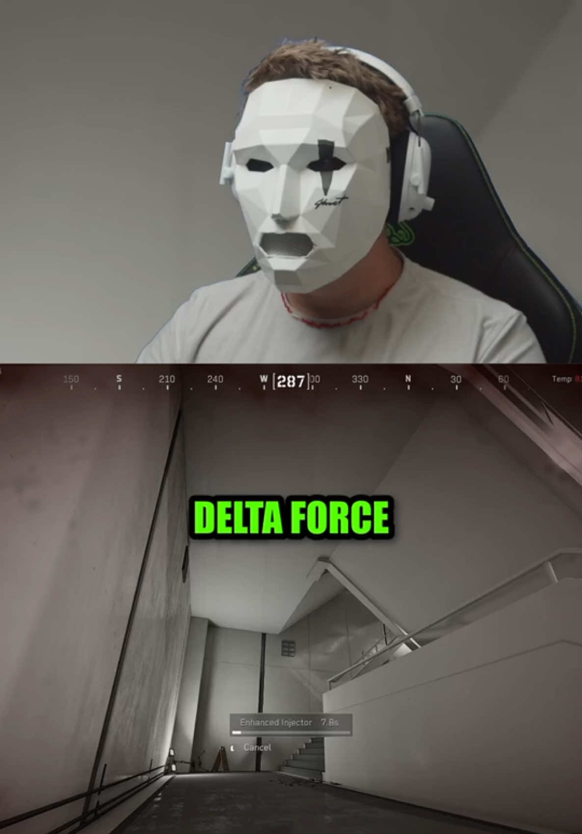 TikTok post by @ghostofcaldera for Delta Force. Caption reads: Delta Force Season Meltdown OUT NOW [...].