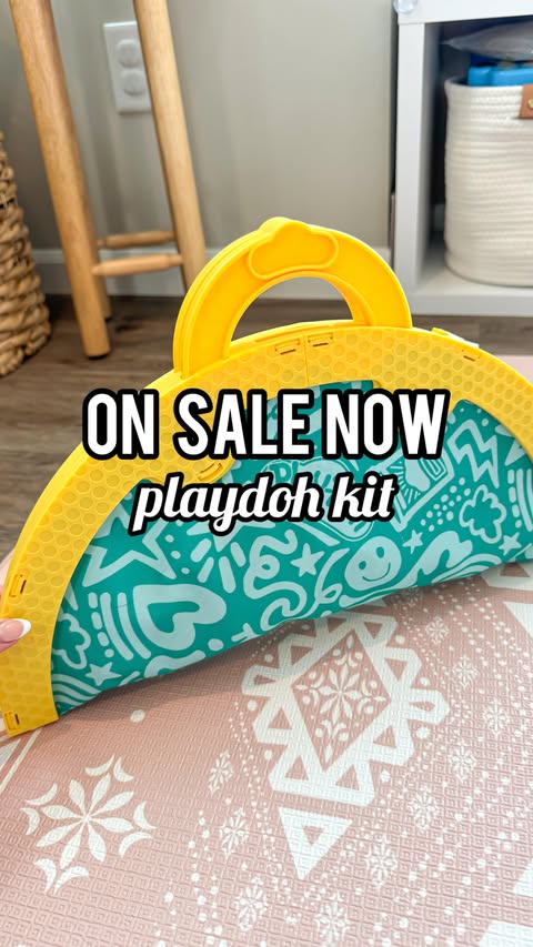 Instagram post by @cierrarobinblogs for Play-Doh. Caption reads: Say NEED for 🔗
.
This play doh kit is only $8.99....